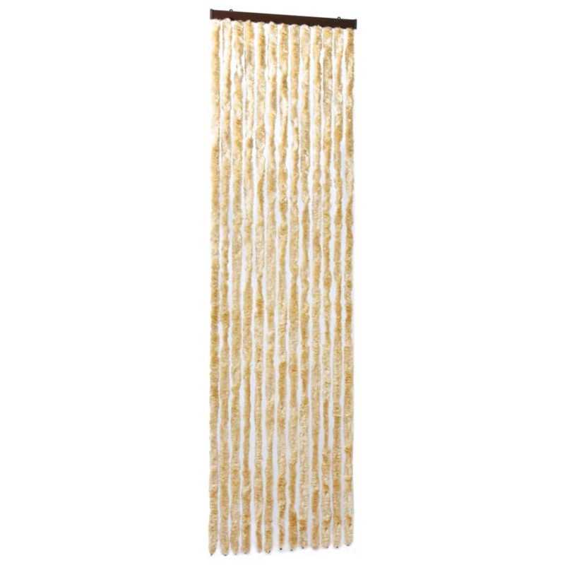 Zastor protiv insekata bež 90 x 200 cm šenil - Slika 4