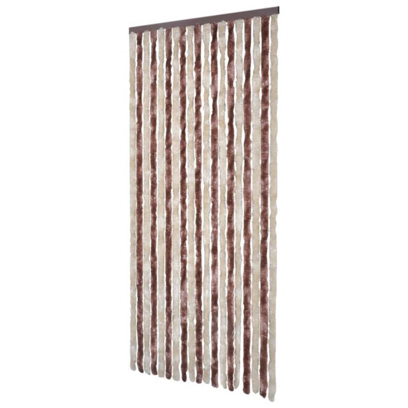 Zastor protiv insekata bež-svjetlosmeđi 90 x 200 cm šenil - Slika 4