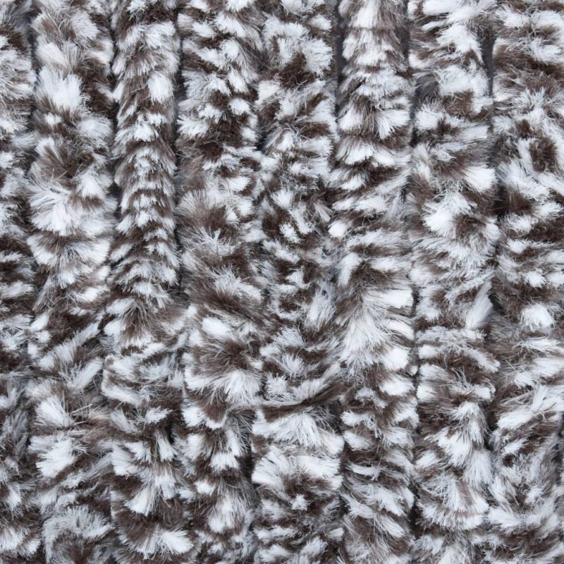 Zastor protiv insekata smeđi-bež 90 x 200 cm šenil - Slika 3