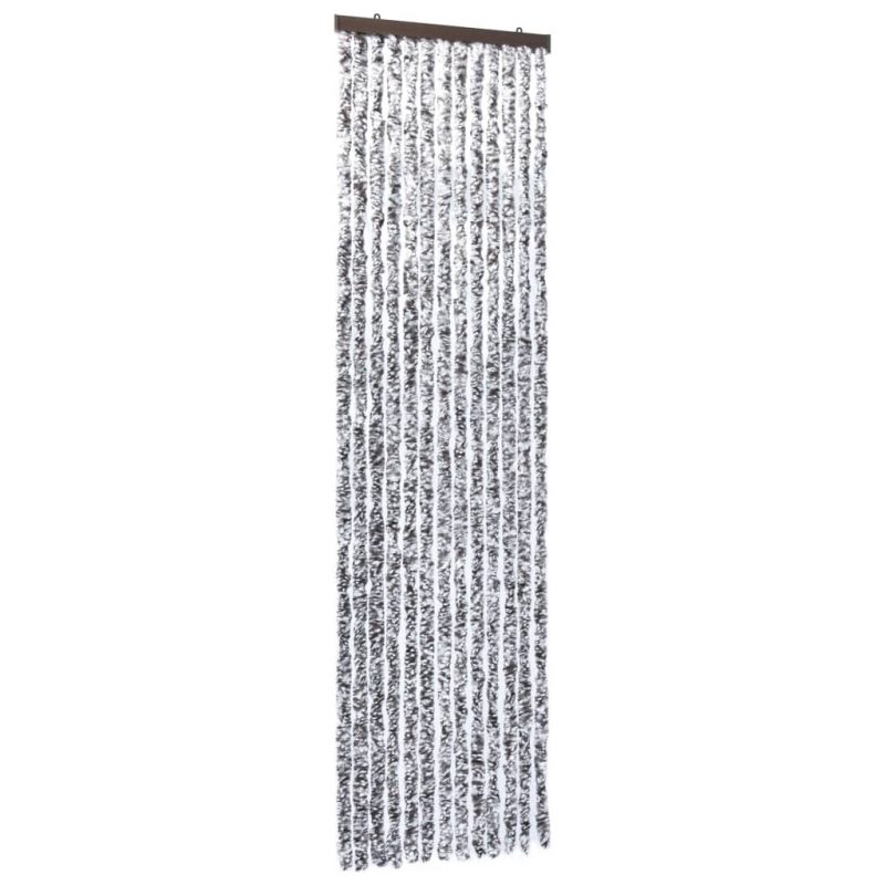 Zastor protiv insekata smeđi-bež 90 x 200 cm šenil - Slika 4