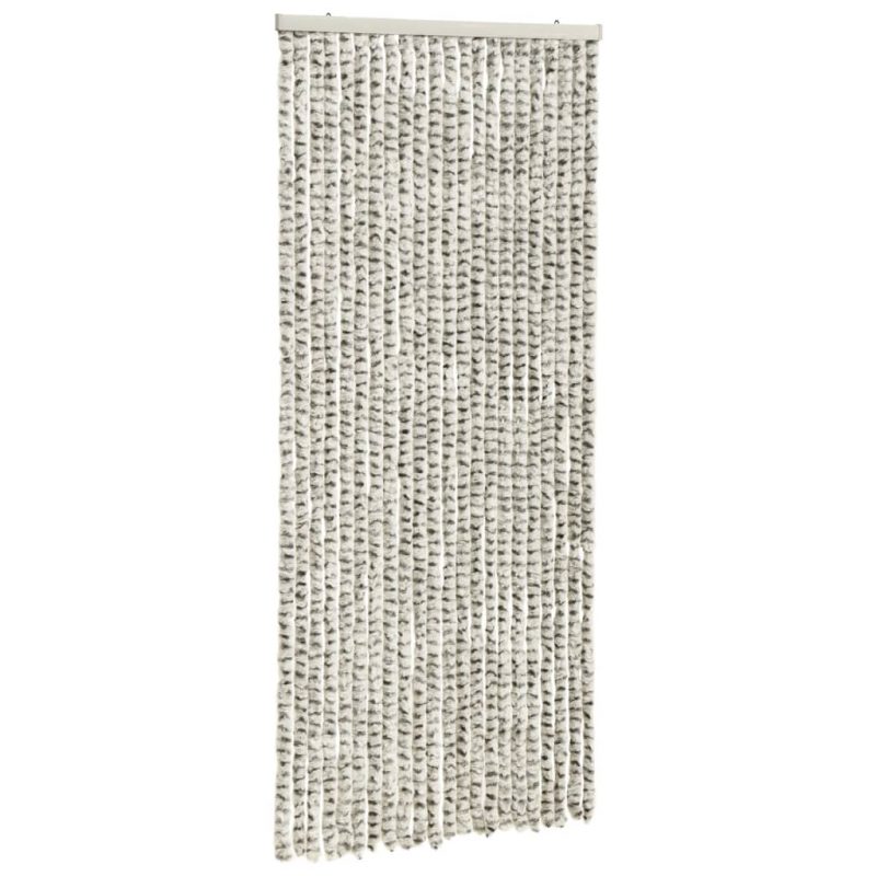 Zastor protiv insekata svjetlosivi/tamnosivi 90 x 220 cm šenil - Slika 4