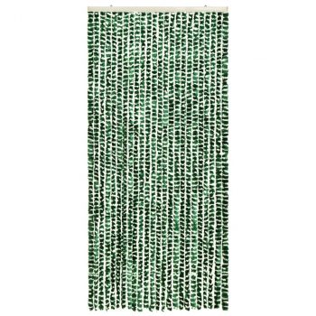 Zastor protiv insekata zeleno-bijeli 100 x 220 cm šenil