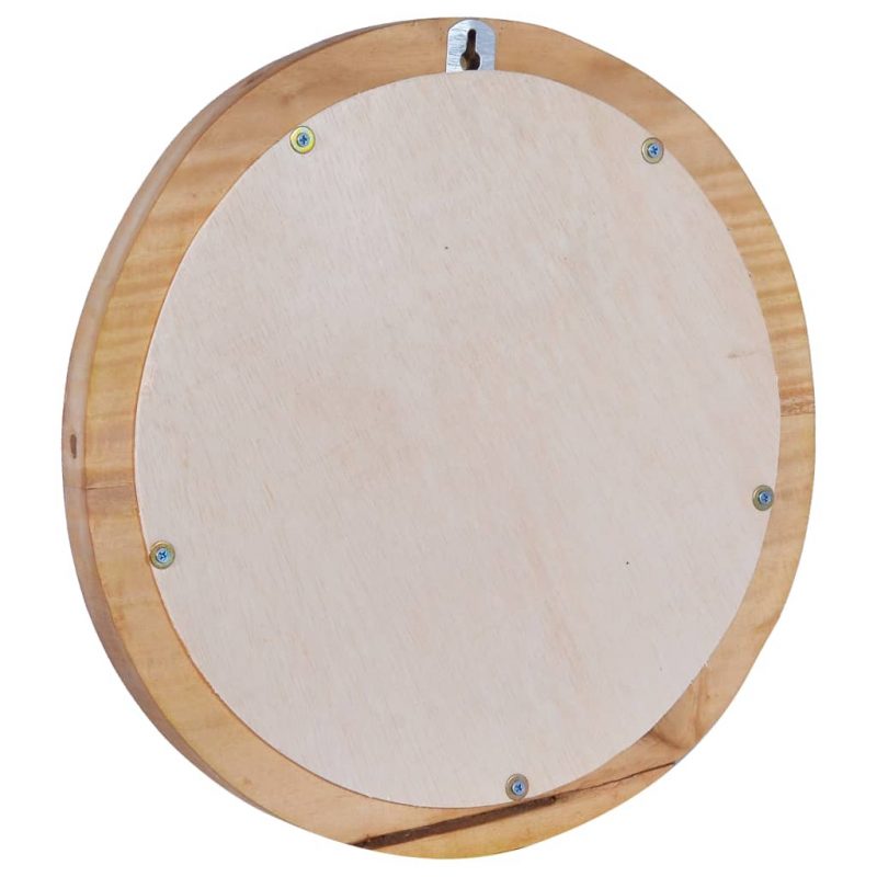 Zidno ogledalo od tikovine 40 cm okruglo - Slika 4