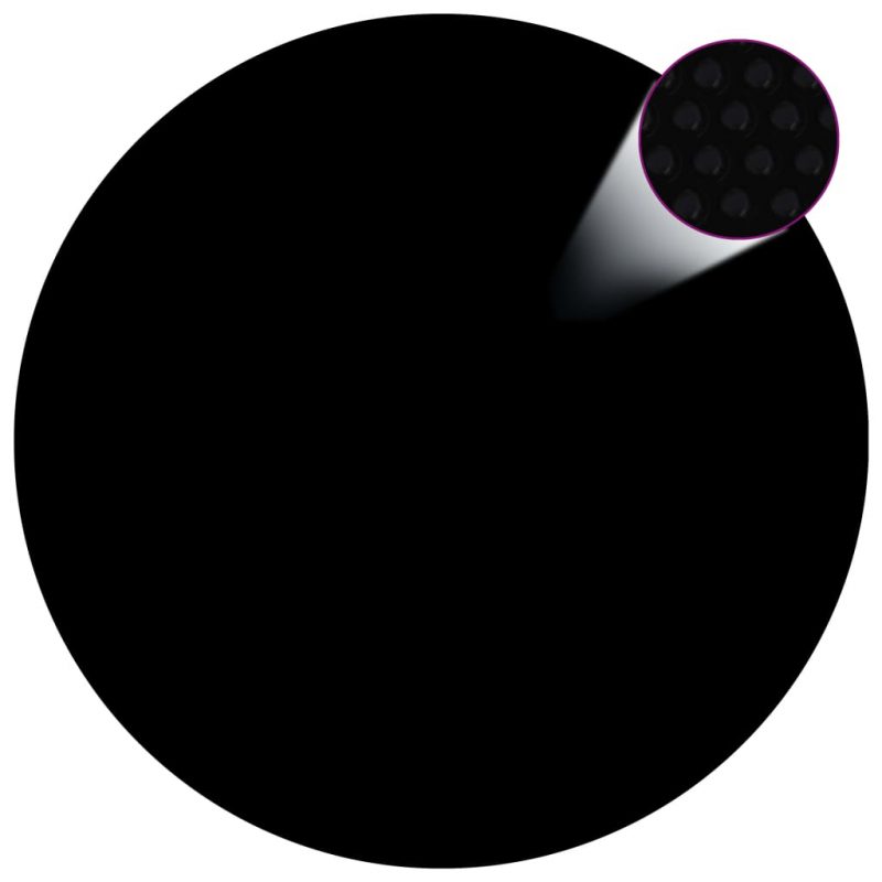Plutajući PE solarni pokrov za bazen 527 cm crno-plavi - Slika 4