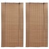 Rolete od bambusa 2 kom 150 x 220 cm smeđe
