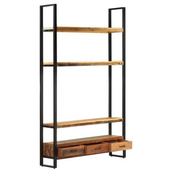 Visoka komoda 118 x 30 x 200 cm od masivnog obnovljenog drva