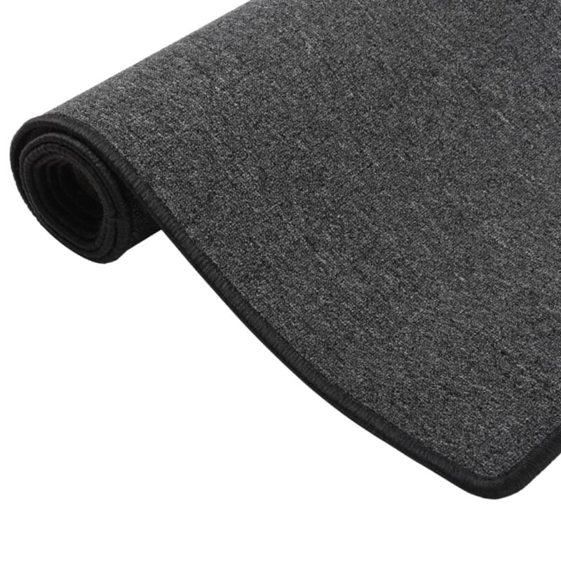 Dugi tepih antracit 50 x 100 cm - Slika 3