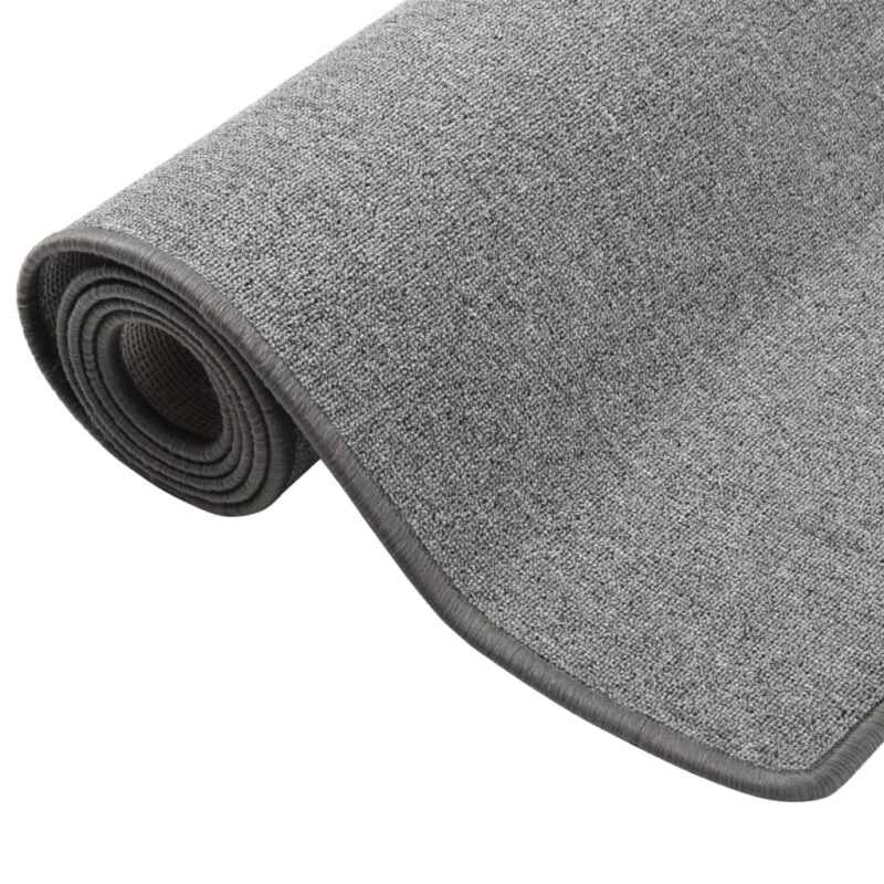 Dugi tepih tamnosivi 80 x 250 cm - Slika 3