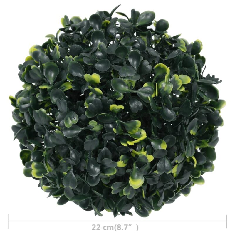 Kugle od umjetnog šimšira 2 kom 22 cm - Slika 4