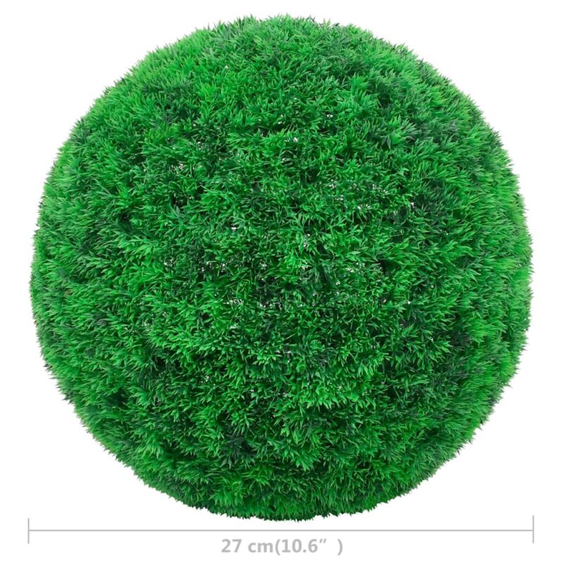 Kugle od umjetnog šimšira 2 kom 27 cm - Slika 4