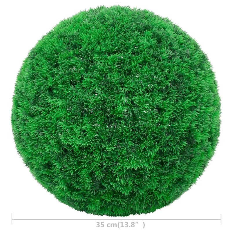 Kugle od umjetnog šimšira 2 kom 35 cm - Slika 4