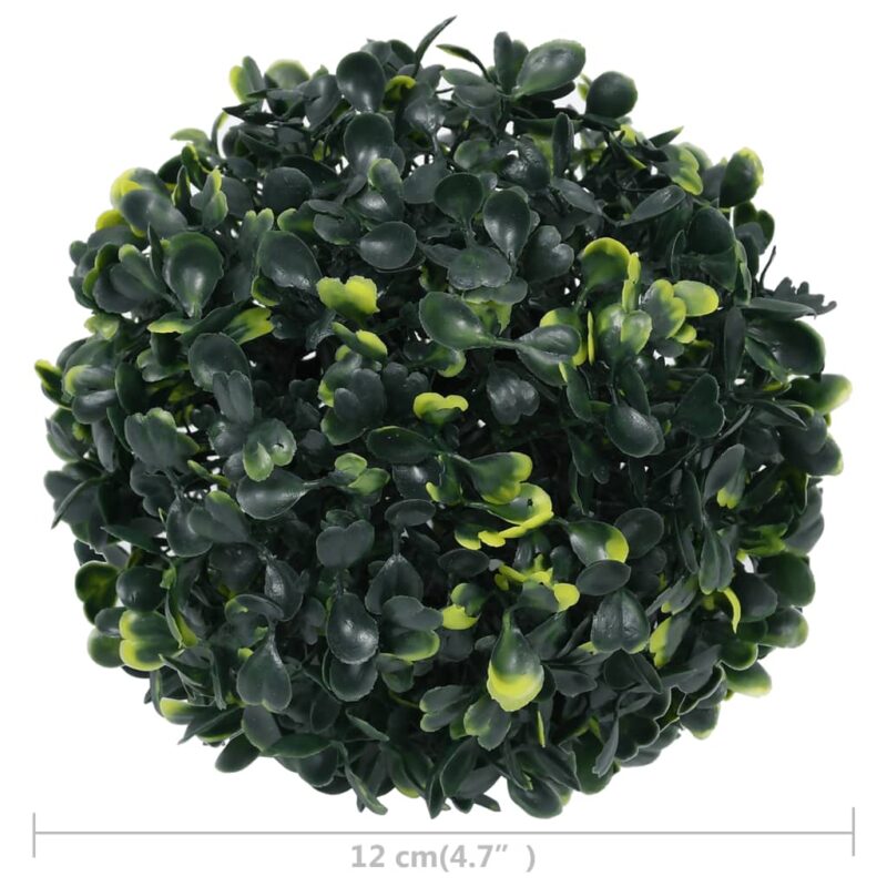 Kugle od umjetnog šimšira 4 kom 12 cm - Slika 4