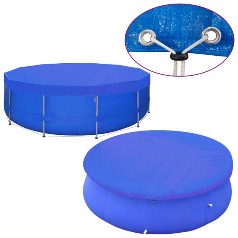 Navlake za bazen 2 kom PE okrugle 540 cm 90 g/m² - Slika 3