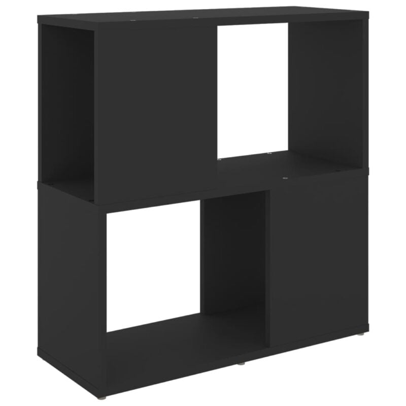 Ormarić za knjige crni 60 x 24 x 63 cm od iverice