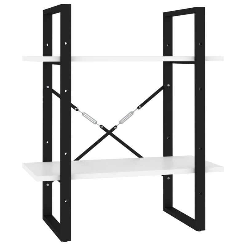 Ormarić za knjige s 5 razina bijeli 60 x 30 x 175 cm od iverice - Slika 4
