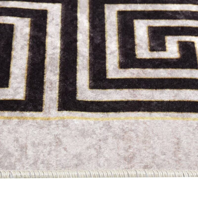 Perivi tepih 190 x 300 cm svjetlobež protuklizni - Slika 3