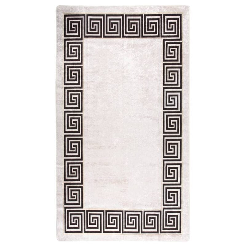 Perivi tepih 190 x 300 cm svjetlobež protuklizni