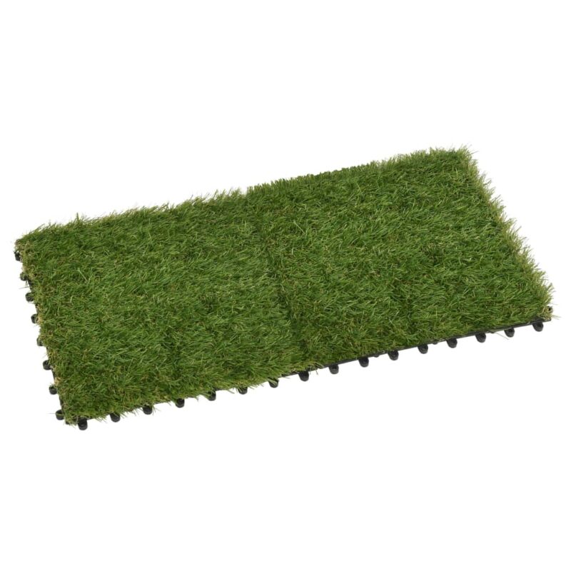 Pločice umjetne trave 11 kom 30 x 30 cm zelene - Slika 3