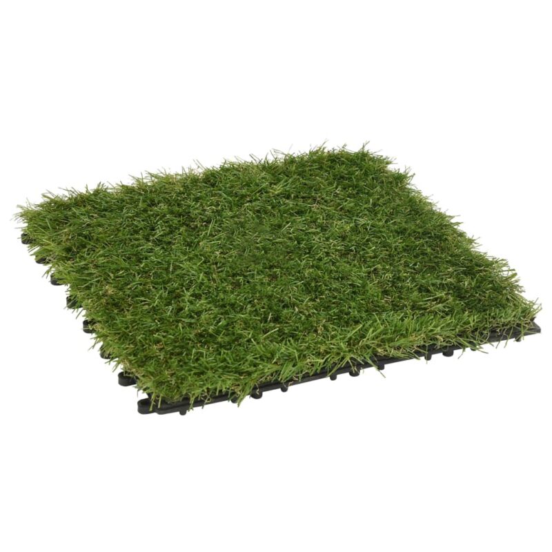 Pločice umjetne trave 11 kom 30 x 30 cm zelene - Slika 4