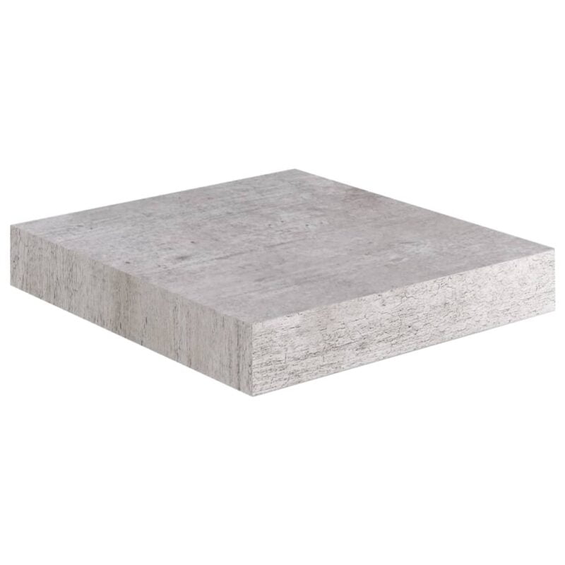 Plutajuće zidne police 2 kom boja betona 23 x 23