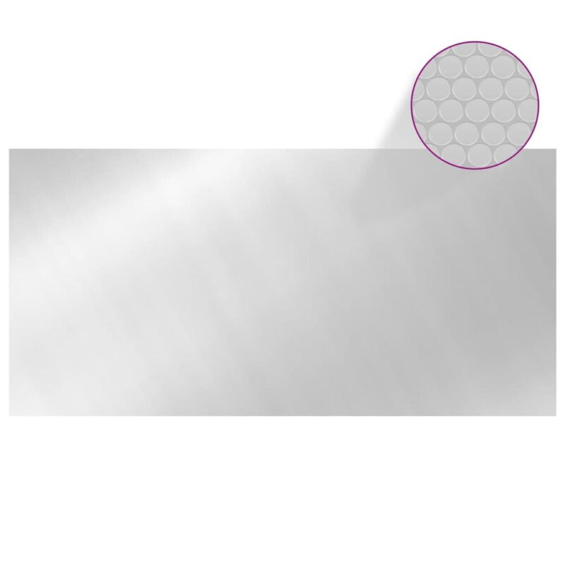Pokrivač za bazen srebrni 450 x 220 cm PE - Slika 4
