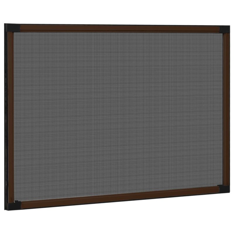 Proširivi zaslon protiv insekata smeđi (75 - 143) x 50 cm - Slika 3