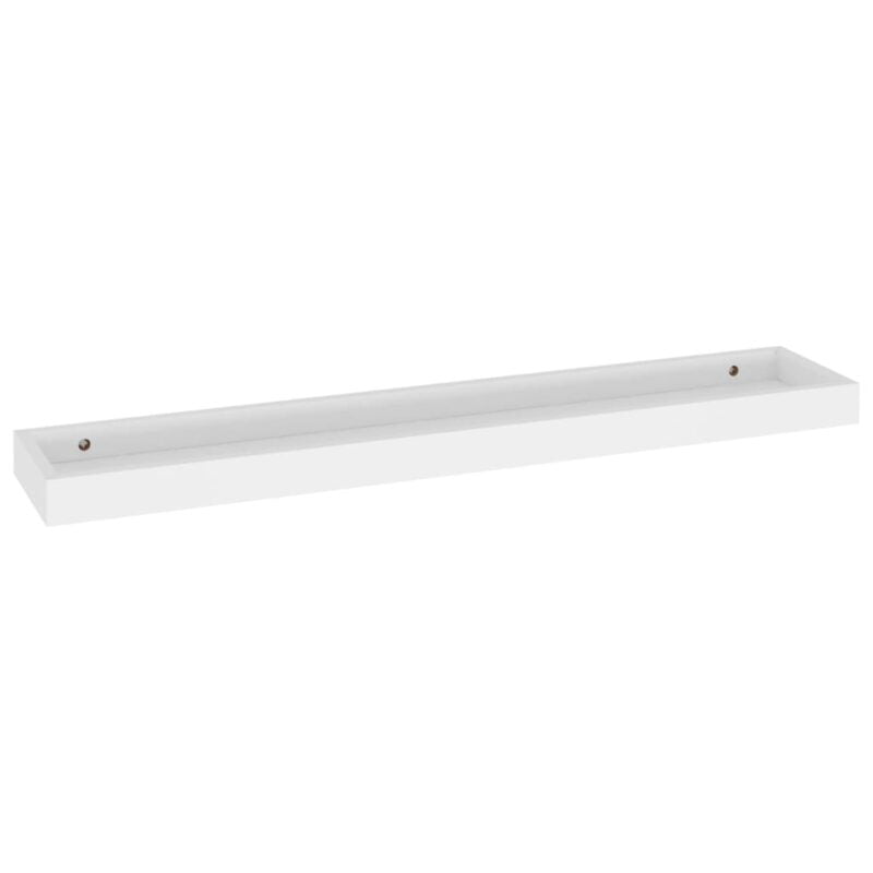 Udubljene zidne police 4 kom bijele 80 x 15 x 4 cm MDF - Slika 4