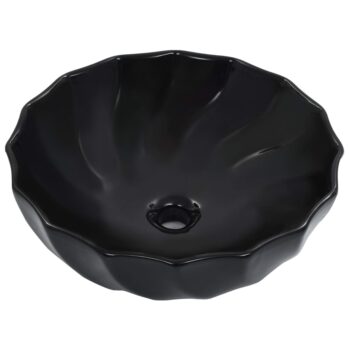 Umivaonik 46 x 17 cm keramički crni