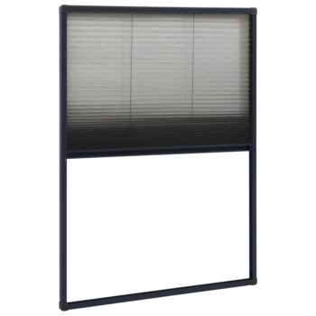 Zaslon protiv insekata za prozore antracit 80 x 120 cm aluminij