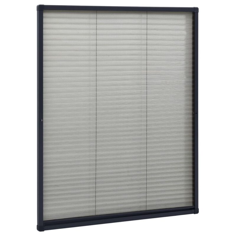 Zaslon protiv insekata za prozore antracit aluminijski 60x80 cm - Slika 3