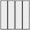 Zastori protiv insekata 2 kom s magnetima 220 x 100 cm crni