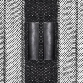 Zastori protiv insekata 2 kom s magnetima 220 x 100 cm crni