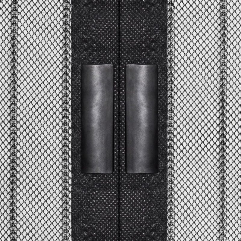 Zastori protiv insekata 2 kom s magnetima 230 x 160 cm crni