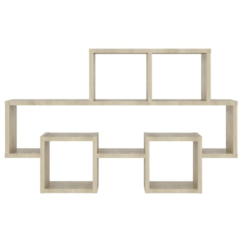 Zidna polica oblik automobila boja hrasta 82x15x51 cm iverica - Slika 4