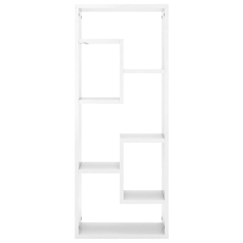 Zidna polica visoki sjaj bijela 36 x 16 x 90 cm od iverice - Slika 4