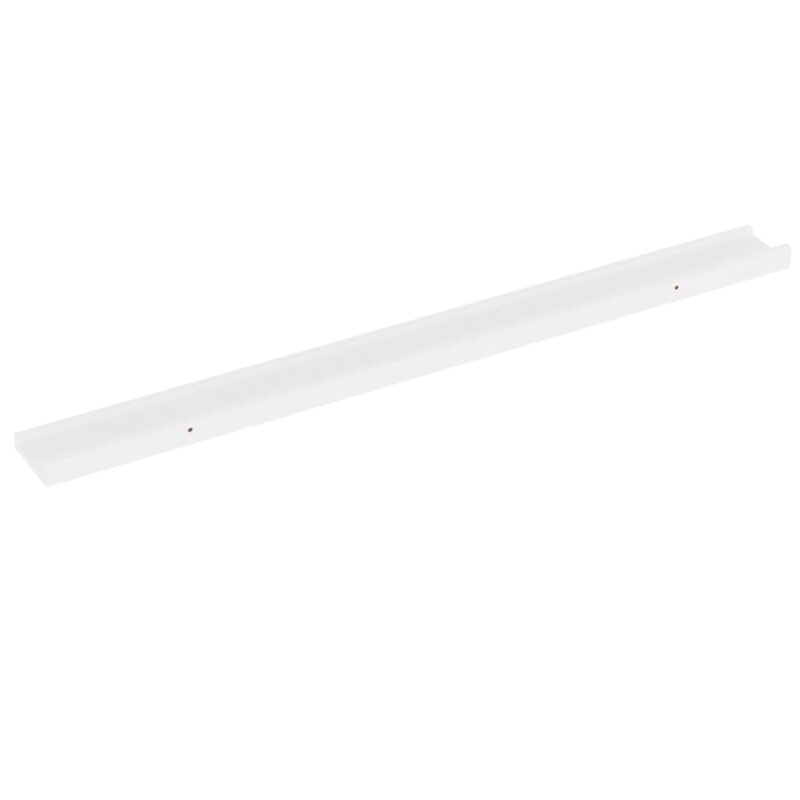 Zidne police 4 kom bijele 100 x 9 x 3 cm - Slika 4