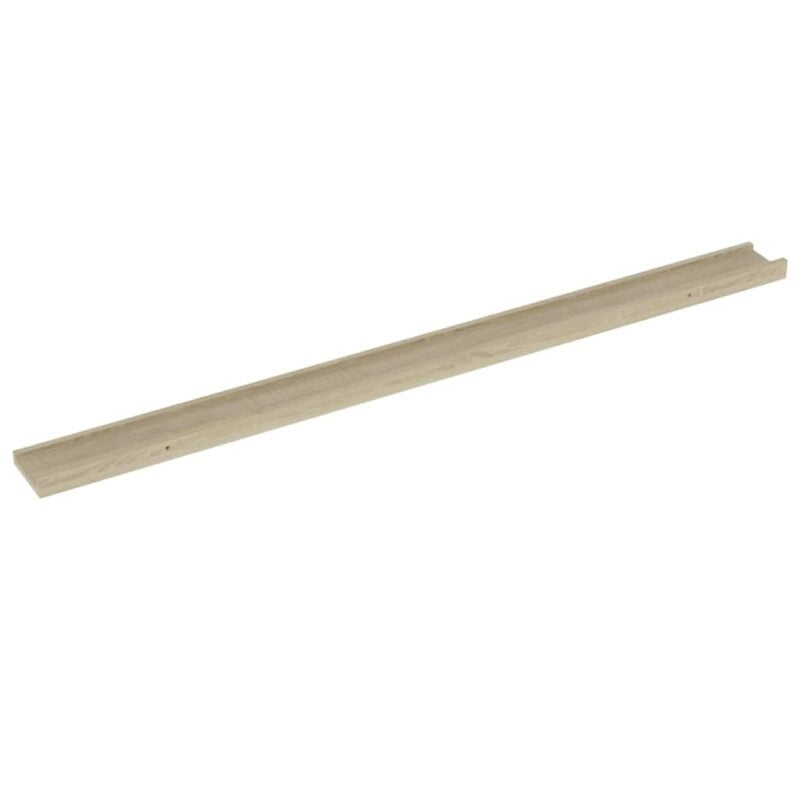 Zidne police 4 kom boja hrasta sonome 115 x 9 x 3 cm - Slika 4