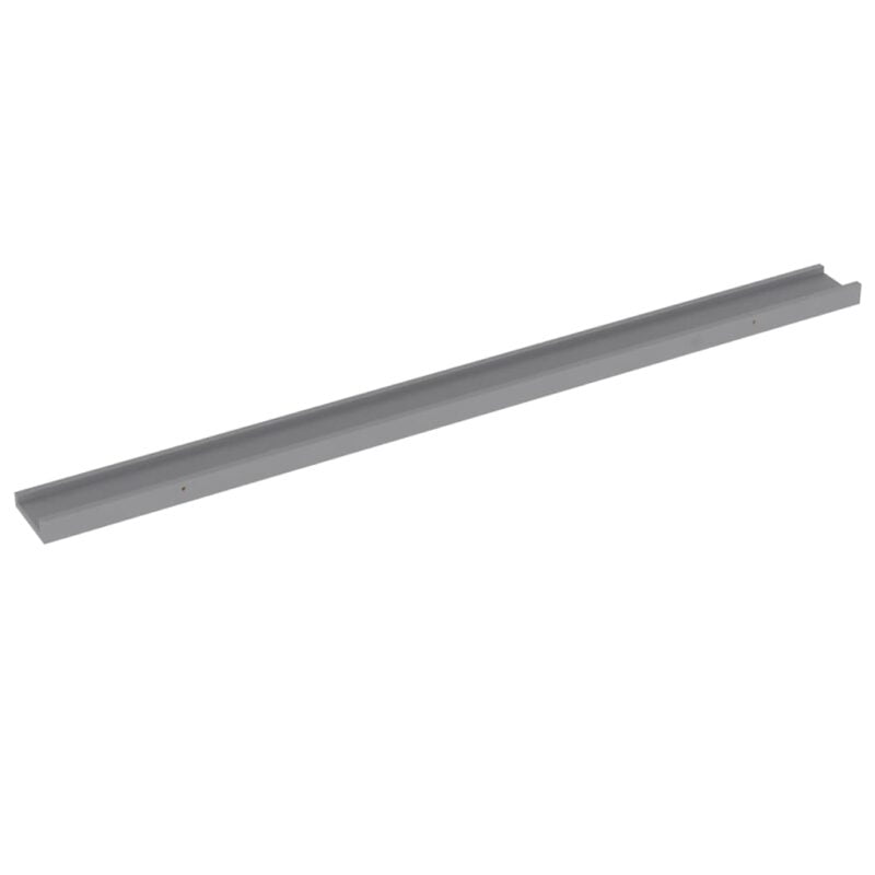 Zidne police 4 kom sive 115 x 9 x 3 cm - Slika 4
