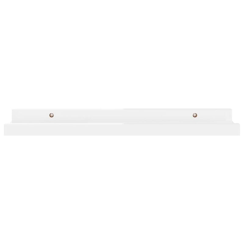 Zidne police 4 kom visoki sjaj bijele 40 x 9 x 3 cm - Slika 4