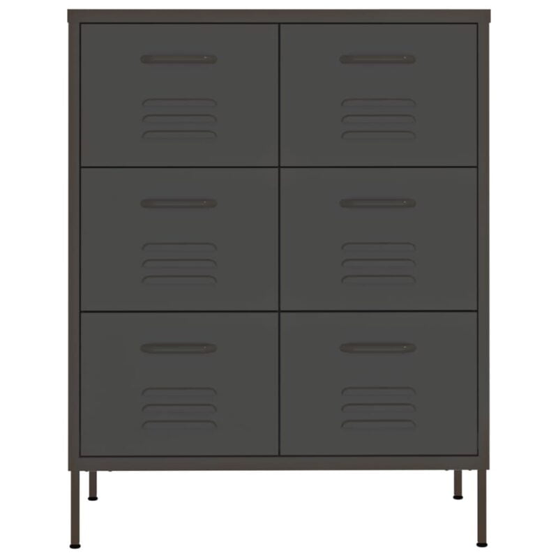 Ladičar antracit 80 x 35 x 101