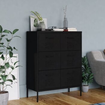 Ladičar crni 80 x 35 x 101
