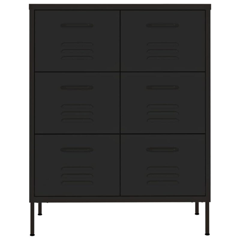 Ladičar crni 80 x 35 x 101