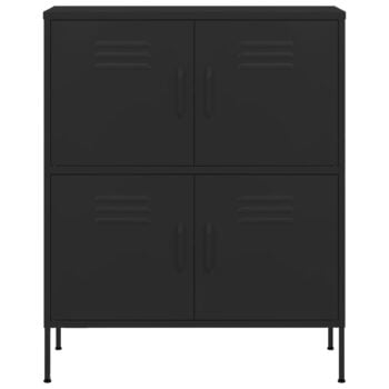 Ormarić za pohranu crni 80 x 35 x 101