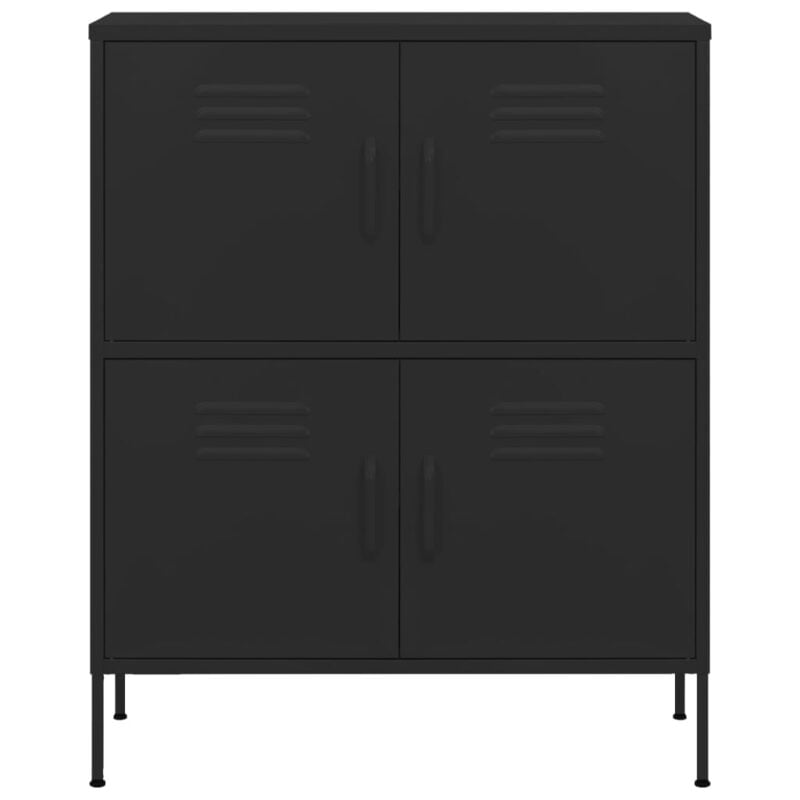 Ormarić za pohranu crni 80 x 35 x 101