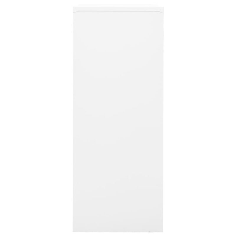 Uredski ormarić bijeli 90 x 40 x 102 cm čelični - Slika 4