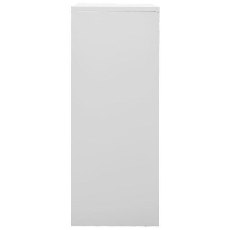 Uredski ormarić svjetlosivi 90 x 40 x 102 cm čelični - Slika 4