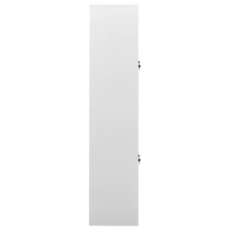 Uredski ormarić svjetlosivi 90 x 40 x 180 cm čelični - Slika 4