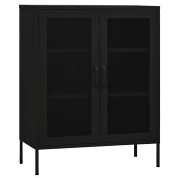 Ormarić za pohranu crni 80 x 35 x 101
