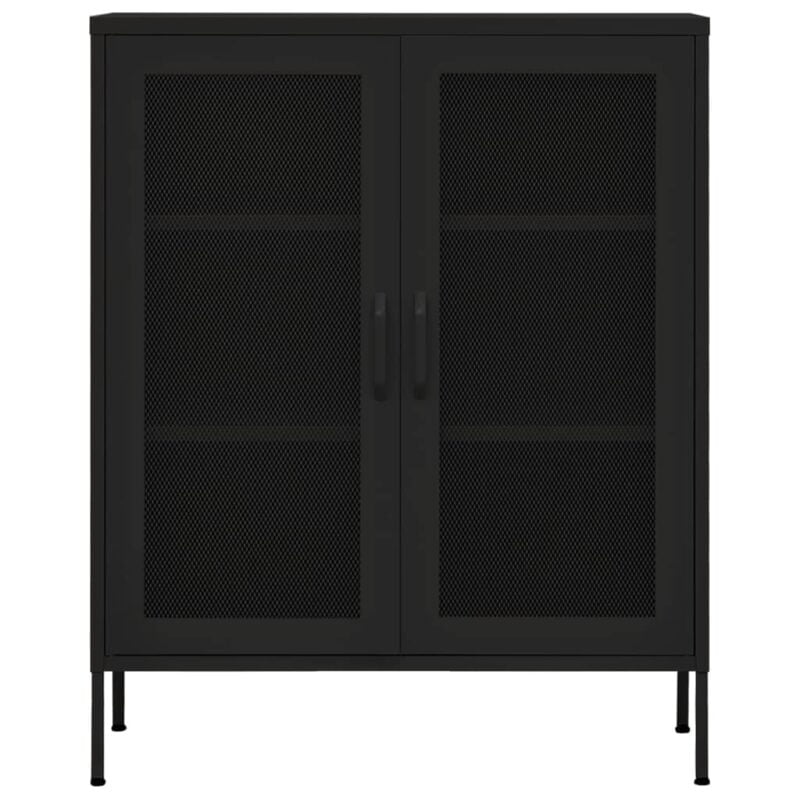 Ormarić za pohranu crni 80 x 35 x 101