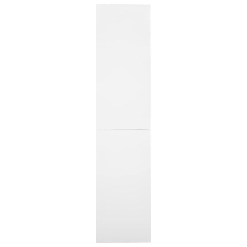 Uredski ormarić s kliznim vratima bijeli 90x40x180 cm čelični - Slika 4
